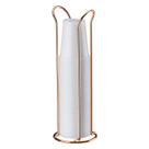 Suporte Organizador Porta Copos Descartáveis 200ml Aço Cozinha Cobre Rose Gold 1148rg - Future
