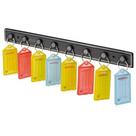 Suporte orgnaizador de chaves c/8 chaveiros - waleu