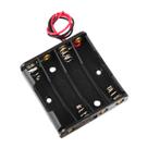 Suporte p/ 4 baterias aaa canoa