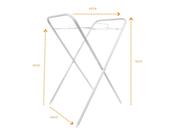 Suporte p/ banheira de bebê branco dobrável super prático