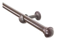Suporte P/ Cortina Varão Simples 19mm C/ponteira 4metros