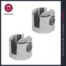 Suporte p&j fenda redondo cromado metal c/2 11024800007 423432