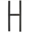 Suporte p/ lixeira de madeira plastica 94 litros - 70 cm fixo