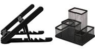 Suporte P/ Notebook + Organizador De Mesa Aramado 4 Partes