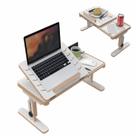 Suporte P/ Notebook Regulável Mdf Cama Sofá Ergonomia Branco