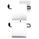 Suporte P/ Papel Higiênico Duplo De Parede C/ Fixação Adesiva Alta Resistência P/ Banheiro Lavabo Organizador