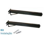 Suporte P/pia Parafusar Preto 40cm.2peças+buchas/ Parafusos