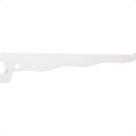 Suporte p/ prateleira 30cm branco p/ trilho prateleira