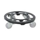 Suporte P/ Vaso 20cm Rodízio Silicone Em Gel Até 135kg