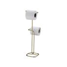 Suporte papel Higiênico chão Piso Dourado Future 1176DD
