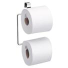 Suporte Papel Higiênico Duplo para Caixa Acoplada Inox