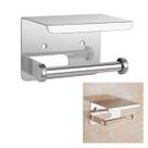Suporte Papel Higienico Inox Lavabo Banheiro Prateleira Porta Objeto Celular Suporte Apoio Parede Organizaçao Resistente