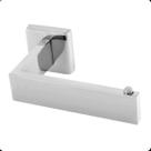 Suporte Papeleira Porta Papel Higiênico Inox 304 Quadrada