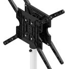 Suporte Para 2 Tvs De Movel C/ Giro 10 Até 65 Pol