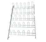 SUPORTE PARA 30 COPOS DE PAREDE AÇO CROMADO 43x14x66CM 1/138