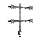 Suporte para 4 Monitores / TVs até 27 ELG, com Regulagem de Altura e Ângulo, Padrão VESA, F160ND4
