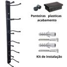 Suporte Para 6 Halteres de Parede Completo Suporte Para 6 Halteres de Parede Completo