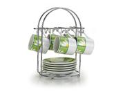 Suporte para 6 Xícaras de Café Arthi Art Cook.