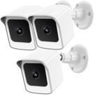 Suporte para a nova capa à prova de intempéries Cam V3/V4, pacote com 3 unidades, branca Suporte para a nova capa à prova de intempéries Cam V3/V4, pacote com 3 unidades, branca