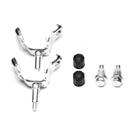 Suporte para Adaptar Freio Pivo Traseiro Cantilever ou V-Brake Abraçadeira Zincada Par