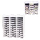 Suporte para almofadas de tinta e organizador de armazenamento para blocos de carimbos 36 slots