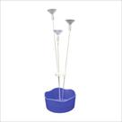Suporte Para Balões Com 3 hastes Com Cachepô Rd Azul Piffer
