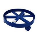 Suporte para Botijão de Gás com Roda Azul