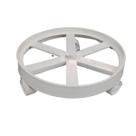 Suporte para Botijão de Gás com Roda Branco