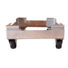 Suporte para Botijão de Gás em Aço Inox com Rodinhas Resistente e Durável Suporte para Botijão de Gás em Aço Inox com Rodinhas Resistente e Durável