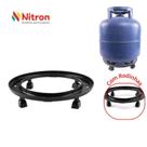 Suporte Para Botijão de Gás Universal Com Rodinhas Resistente Nitron Suporte Para Botijão de Gás Universal Com Rodinhas Resistente Nitron