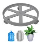 Suporte para botijão de Gás / vaso de planta com rodinha resistente