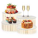 Suporte para Buffet em Acrílico Branco - Eleve seus Doces e Aperitivos