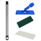Suporte para Cabo 1,40 metros com Fibras Branca e Verde Suporte para Cabo 1,40 metros com Fibras Branca e Verde