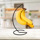 Suporte para Cacho de Bananas e ou Acessórios Preto Expositor de Cozinha Suporte para Cacho de Bananas e ou Acessórios Preto Expositor de Cozinha