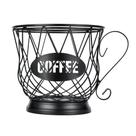 Suporte para cápsulas de café TreeLen K Cup Organizer 40 K, xícaras pretas