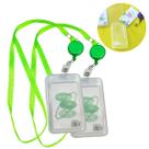 Suporte Para Cartão Ajustável 2 Unidades Com Cordão Removível