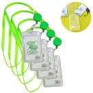 Suporte Para Cartão Ajustável 4 Unidades Com Cordão Removível