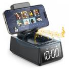 Suporte para Celular com Alto-Falante Bluetooth e Display de Hora 12H