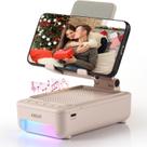 Suporte para celular com alto-falante Bluetooth e luz LED ASEAT Suporte para celular com alto-falante Bluetooth e luz LED ASEAT