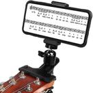 Suporte para celular Guitar Head, clipe, suporte de transmissão ao vivo