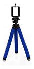 Suporte para celular - mini tripé flexível articulado 24cm - Azul