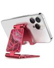 Suporte para celular Suporte de mesa dobrável i-Blason vermelho Suporte para celular Suporte de mesa dobrável i-Blason vermelho