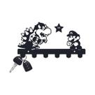 Suporte para Chave em Acrílico Mario e Bowser