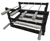 Suporte Para Churrasqueira Grill 59x53 Com 1 Grelha 4 Espetos