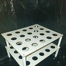 Suporte Para Cone 40 cavidades Branco e Cru