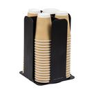 Suporte para copos de bebidas Mind Reader Lid Carousel Black Plastic