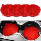 Suporte para Copos de Carro SINGARO - Silicone Universal - Pacote com 4