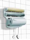 Suporte Para Cozinha 4 x 1 Papel Toalha PVC Papel Alumínio Gancho Para Utensílios
