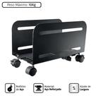 Suporte para CPU Ajustável com Rodízio - Modelo PLMSC02