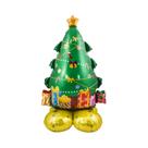 Suporte para Decorações de Natal - Papai Noel, Boneco de Neve, Rena e Balões